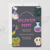 Halloween Feest Uitnodiging (Voorkant)