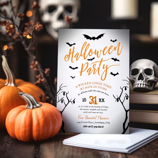Halloween-feest uitnodiging