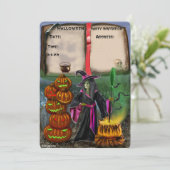 HALLOWEEN FEEST UITNODIGING (Staand voorkant)