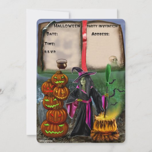 HALLOWEEN FEEST UITNODIGING (Voorkant)