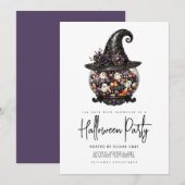 Halloween-feest uitnodiging (Voorkant / Achterkant)