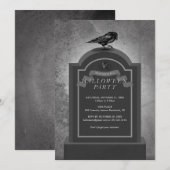 Halloween-feest uitnodiging (Voorkant / Achterkant)
