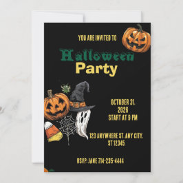 Halloween Feest Uitnodiging Partij Halloween