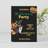 Halloween Feest Uitnodiging Partij Halloween (Staand voorkant)