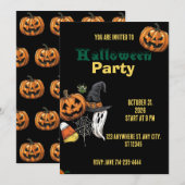 Halloween Feest Uitnodiging Partij Halloween (Voorkant / Achterkant)