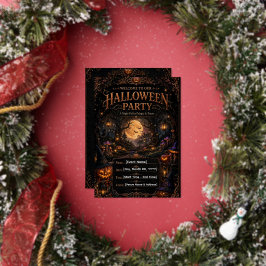 Halloween-feest uitnodiging template | Bewerkbare