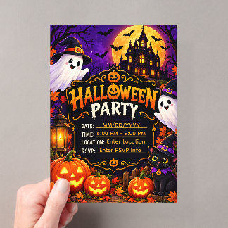 Halloween-feest uitnodiging template | Premium Sp—