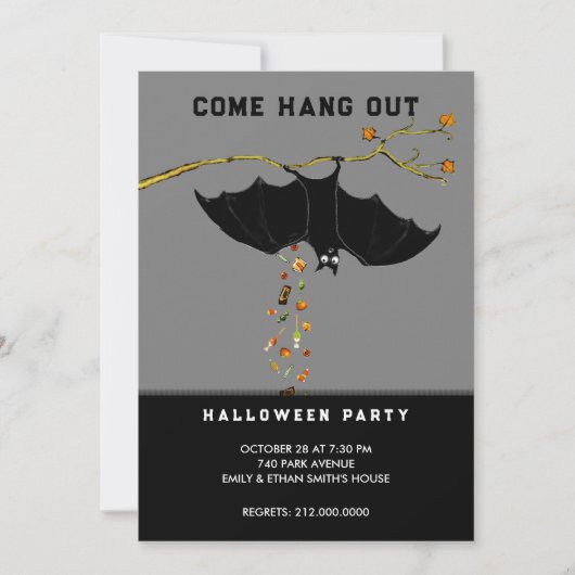 Halloween-feest uitnodigingen (Voorkant)