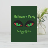Halloween-feest uitnodigingen (Staand voorkant)