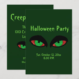 Halloween-feest uitnodigingen