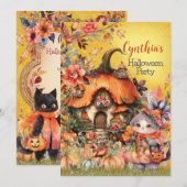 HALLOWEEN FEEST UITNODIGINGEN (Voorkant / Achterkant)