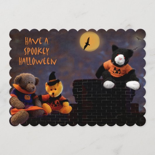 Halloween Feest Uitnodigingen (Voorkant)