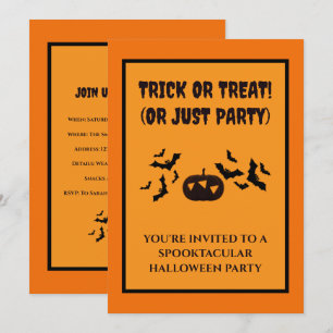 Halloween-feest uitnodigingskaart Klassieke Grieze Kaart
