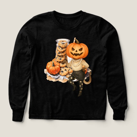 Halloween-feest van Siamese kat met pompoen (Voorkant)