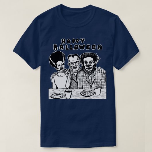 Halloween feest vanavond T-shirt (Design voorkant)