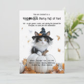 🐈‍⬛Halloween feest vol plezier Kaart (Staand voorkant)