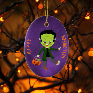 Halloween Feest voor Kids Frankenstein Keramisch Ornament