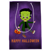Halloween Feest voor Kids Frankenstein Medium Cadeauzakje (Voorkant)