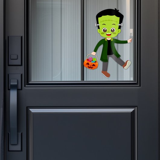 Halloween Feest voor Kids Frankenstein Raamsticker