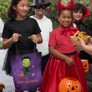 Halloween Feest voor Kids Frankenstein Tote Bag