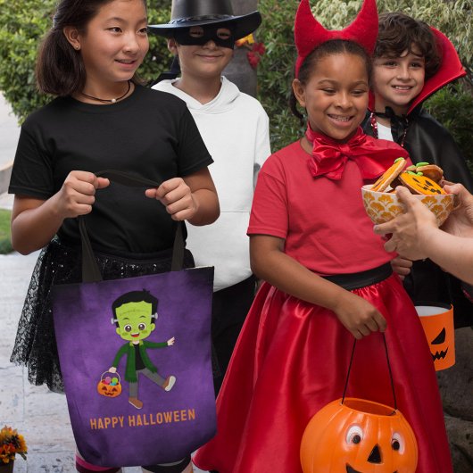 Halloween Feest voor Kids Frankenstein Tote Bag