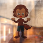 Halloween Feest voor Kinderen Weerwolf Raamsticker (Vel 2)