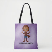 Halloween Feest voor Kinderen Weerwolf Tote Bag (Voorkant)