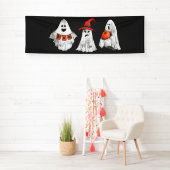 Halloween-feestbanner, Halloween-feestdecoratie th Spandoek (Insitu)