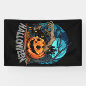 Halloween-feestbanner Spandoek (Horizontaal)