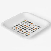 Halloween Feestbordje Papieren Bordje (Gebogen)