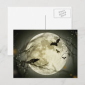 Halloween feestdagen mysterie met sprookjesmaan (Voorkant / Achterkant)