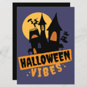 HALLOWEEN FEESTDAGENKAART (Voorkant / Achterkant)