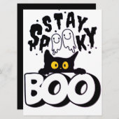 HALLOWEEN FEESTDAGENKAART (Voorkant / Achterkant)