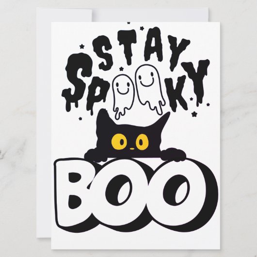 HALLOWEEN FEESTDAGENKAART (Voorkant)