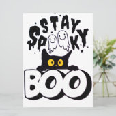 HALLOWEEN FEESTDAGENKAART (Staand voorkant)