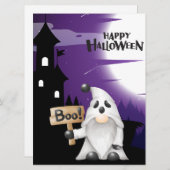 HALLOWEEN FEESTDAGENKAART (Voorkant / Achterkant)