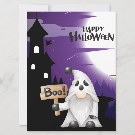 HALLOWEEN FEESTDAGENKAART (Voorkant)