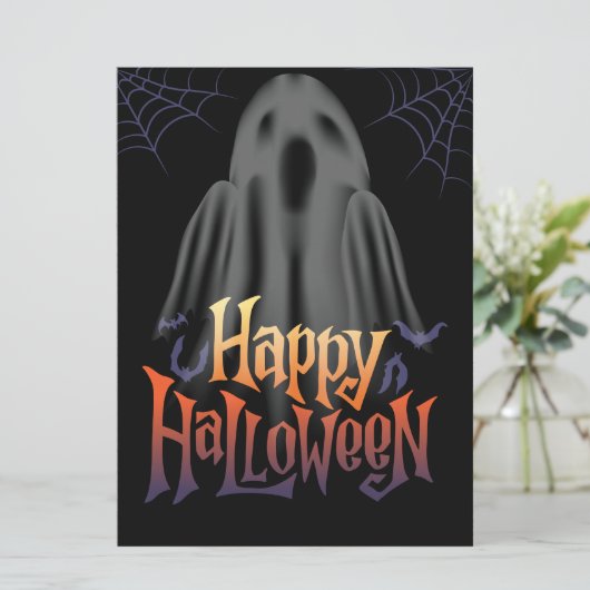 HALLOWEEN FEESTDAGENKAART (Staand voorkant)