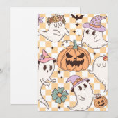 Halloween Feestdagenkaart (Voorkant / Achterkant)