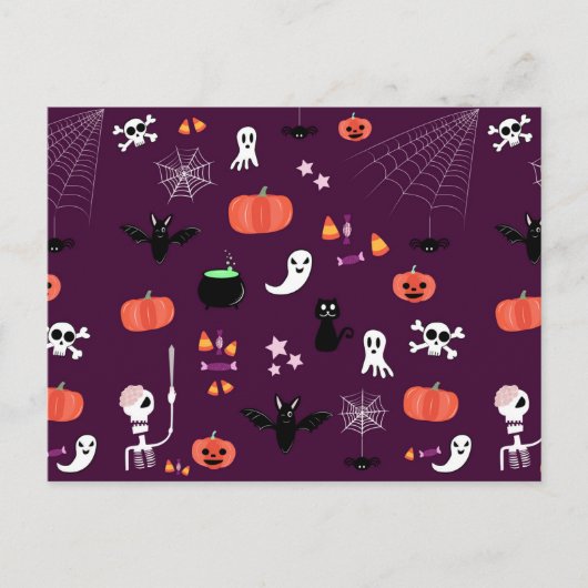 Halloween Feestdagenkaart (Voorkant)