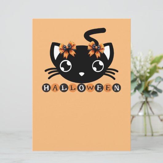 HALLOWEEN FEESTDAGENKAART (Staand voorkant)