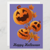 HALLOWEEN FEESTDAGENKAART (Voorkant / Achterkant)