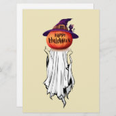 HALLOWEEN FEESTDAGENKAART (Voorkant / Achterkant)