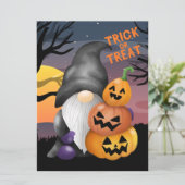 HALLOWEEN FEESTDAGENKAART (Staand voorkant)