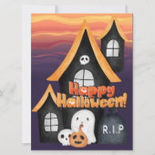 HALLOWEEN FEESTDAGENKAART (Voorkant)