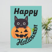 HALLOWEEN FEESTDAGENKAART (Staand voorkant)