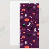 Halloween Feestdagenkaart (Voorkant / Achterkant)