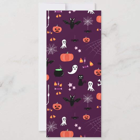 Halloween Feestdagenkaart (Voorkant)