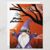 HALLOWEEN FEESTDAGENKAART (Voorkant / Achterkant)