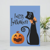 HALLOWEEN FEESTDAGENKAART (Staand voorkant)